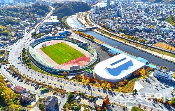 예천스타디움 전경. 사진제공 ㅣ 예천군