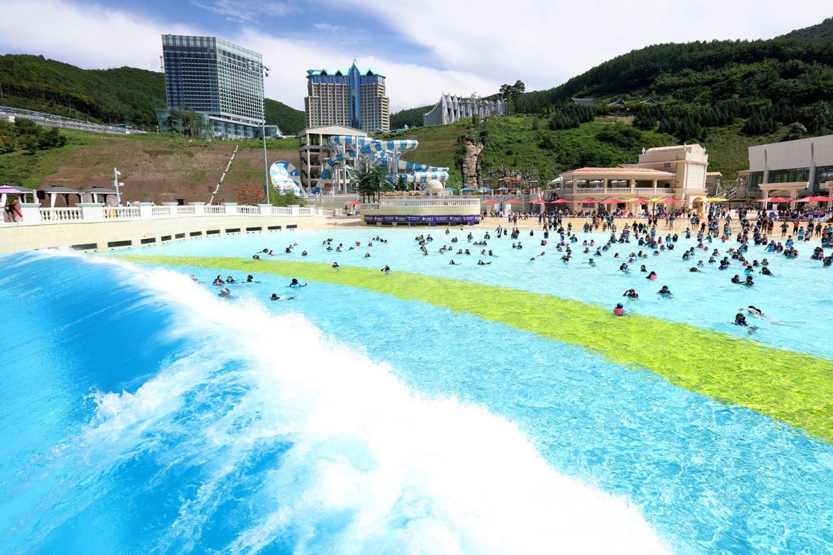 하이원리조트의 워터월드 포세이돈 웨이브                사진제공｜강원랜드