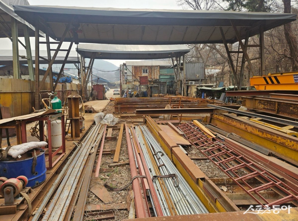 안산시 부곡동 273-2번지 일대 모습. 사진｜장관섭·박병근 기자