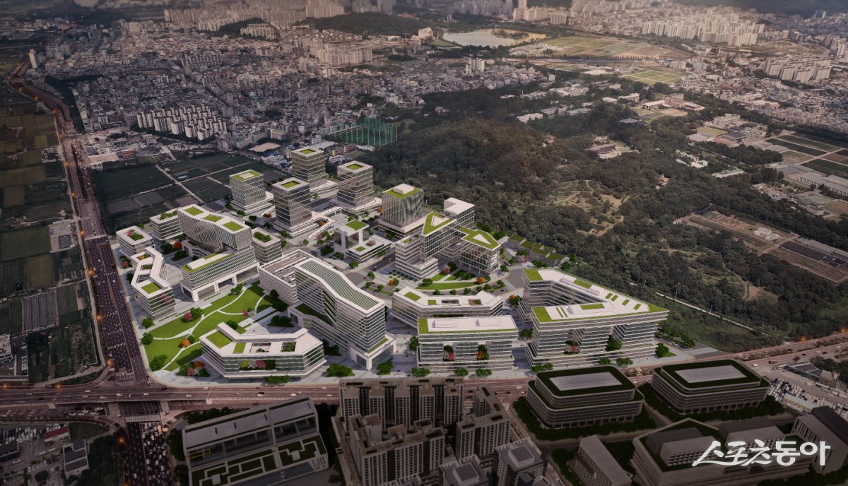 수원시는 경기도가 주관한 ‘경기경제자유구역 추가 지정 후보지 공모’에 최종 선정되는 쾌거를 달성했다(후보지 전경). 사진제공｜수원시