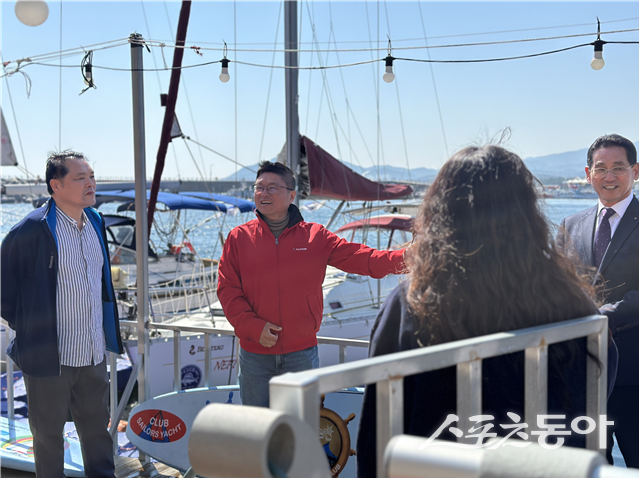 지난 4월 11일 진행된 현장 실사 모습. 사진제공|강원관광재단