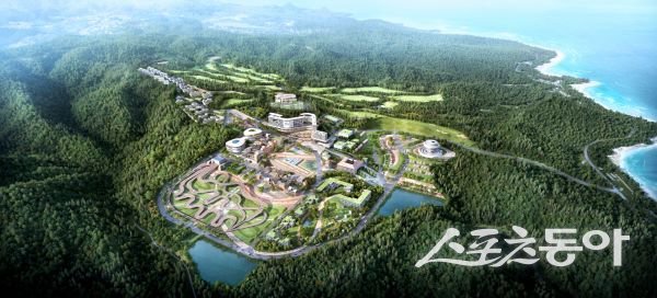 코스타밸리 관광휴양지구 조감도. 사진제공|포항시