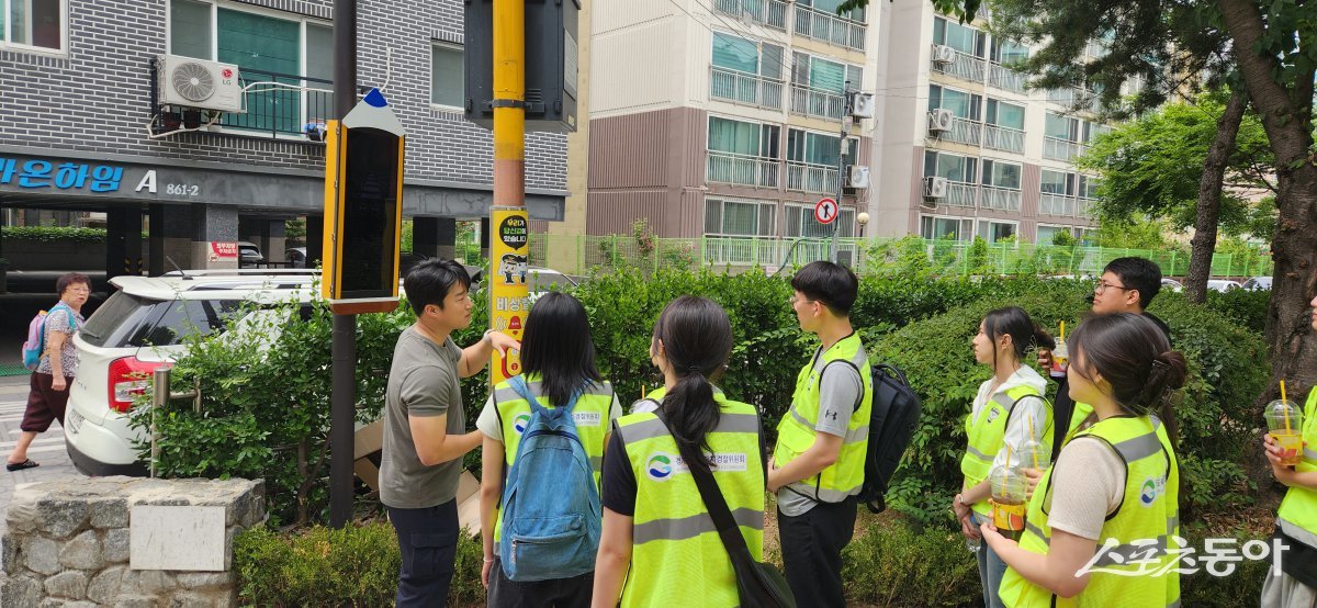 경기북부자치경찰 청년서포터즈활동 모습. 사진제공ㅣ경기도북부청