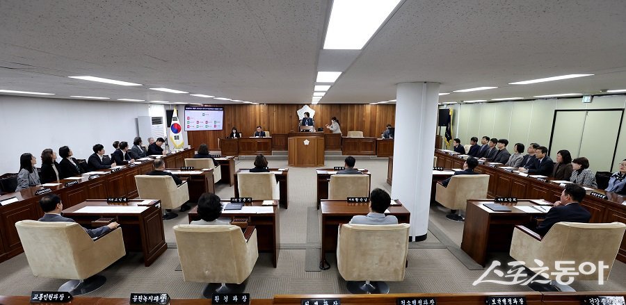인천 계양구의회, 제259회 임시회 제2차 본회의를 열고 총 16건의 안건을 처리했다. 사진제공|인천 계양구의회