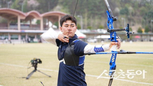 양궁 2025 국가대표로 최종 선발된 예천군청 김제덕 선수. 사진제공 ㅣ 예천군