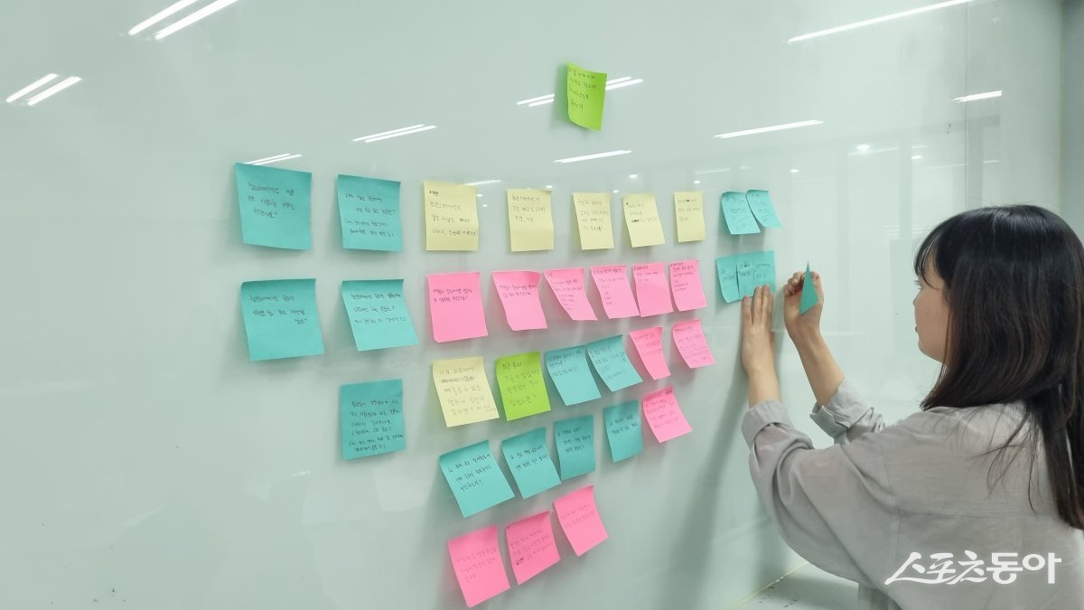 우선순위 정책과제를 제안하는 청년들. 사진제공|시흥시