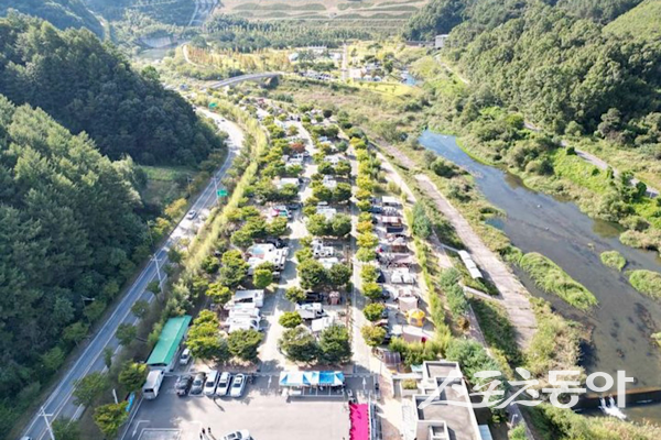 직지사 사명대사공원 전경. 사진제공ㅣ김천시