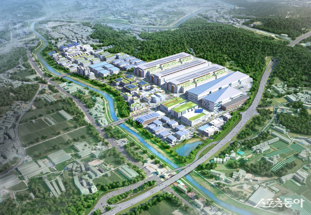 경기주택도시공사(GH)는 지난 28일 경기도 양주시와 공동으로 시행하는 양주 은남일반산업단지 내 산업시설용지(물류) 16만 9,700㎡를 신규 공급한다(조감도). 사진제공|경기주택도시공사