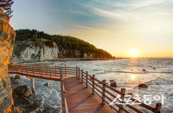 포항 호미반도 해양둘레길. 사진제공｜포항시