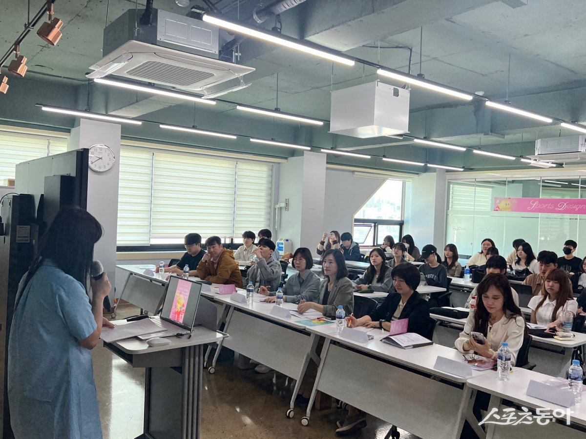 대전시가 추진 중인 ‘2025 꿈씨패밀리 스포츠 디자인 산학협력 프로젝트’가 중간보고회를 통해 가시적인 성과를 선보였다. 사진제공|대전시