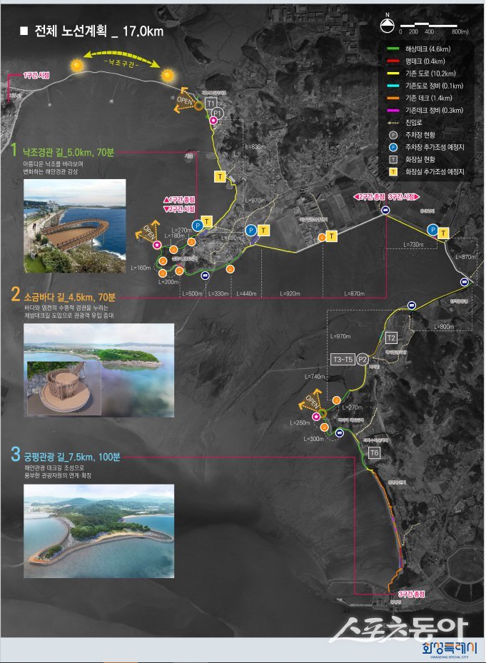 황금해안길 노선계획도. 사진제공|화성시