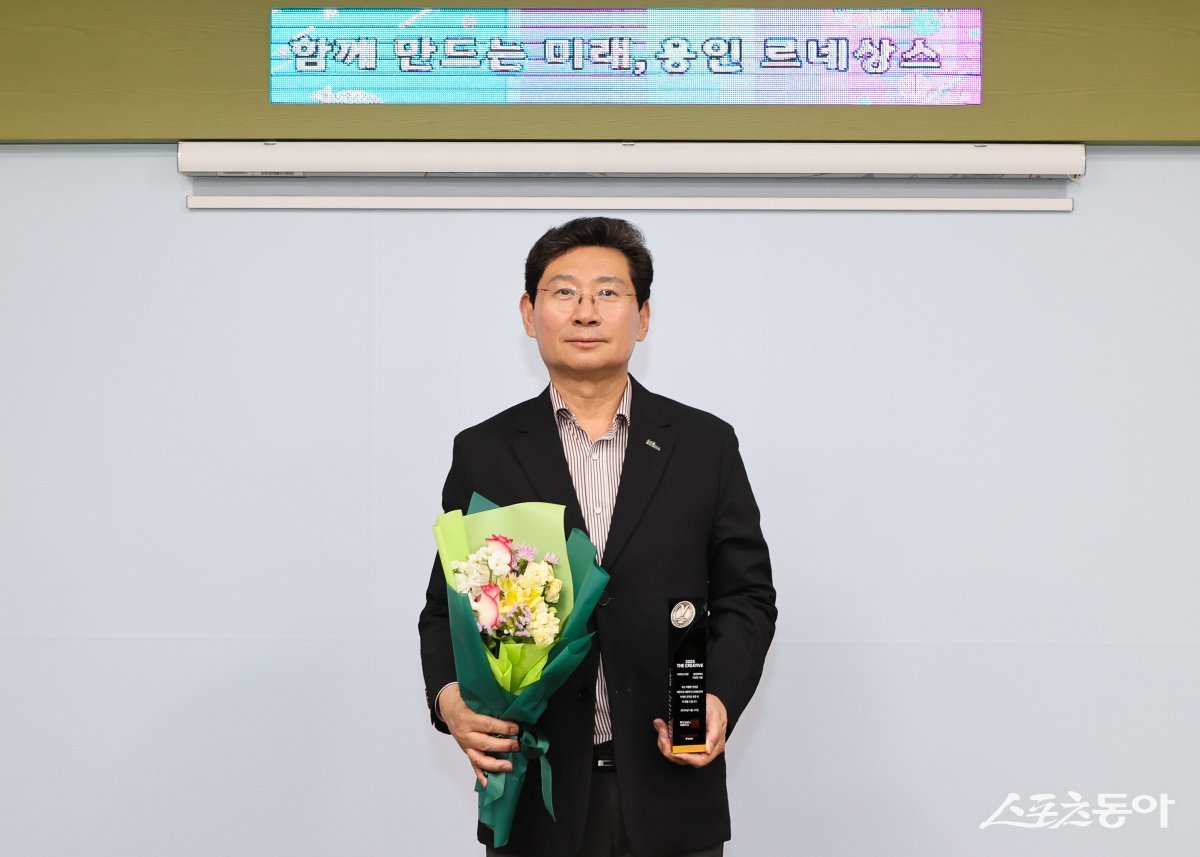 용인특례시는 지난 29일 ‘대한민국 창조경영 2025’ 미래혁신도시 부문을 수상했다. 사진제공|용인시