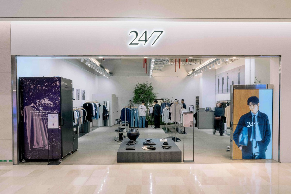 ‘24/7series’ 팝업스토어 전경. 사진제공｜코오롱FnC