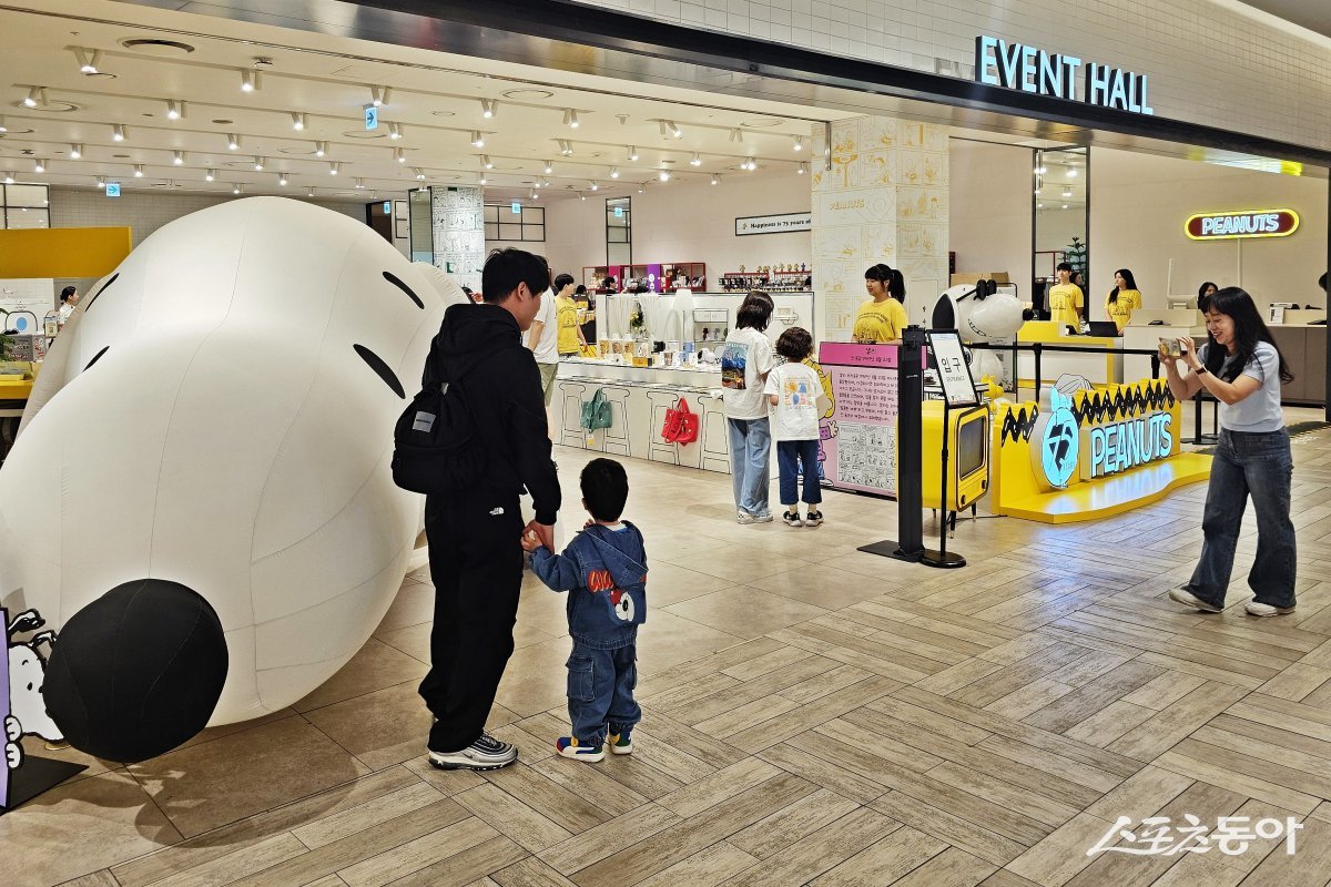 피너츠. (사진제공=신세계 센텀시티)