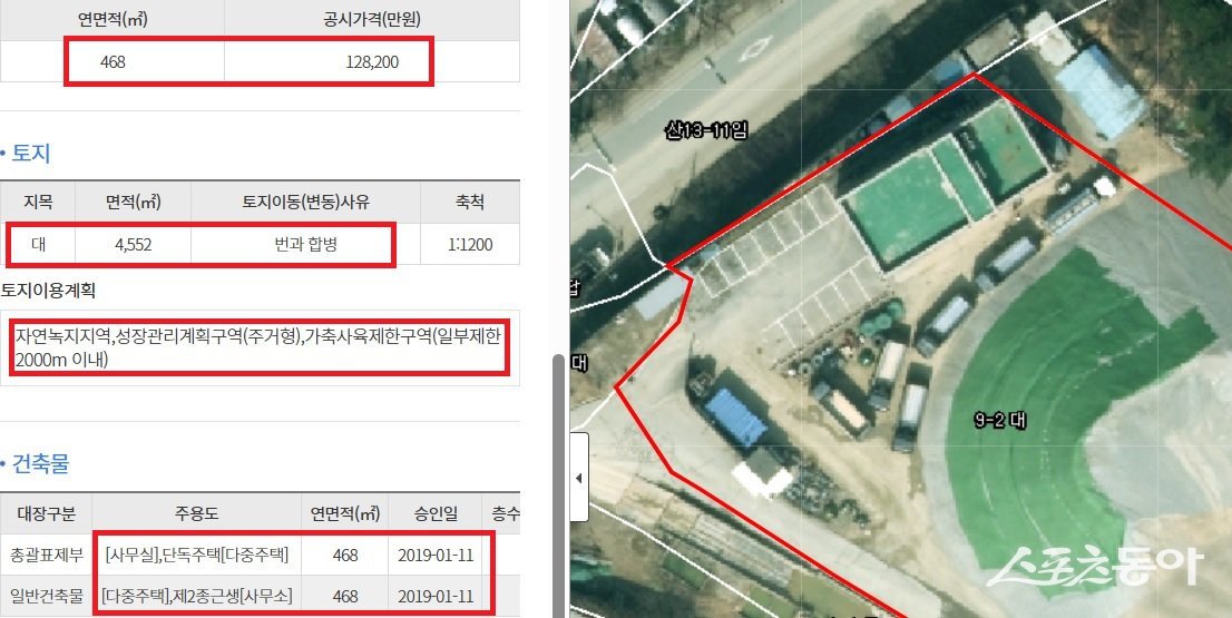 경기도 평택시 도일동 9-2번지 일대 사무소 및 주택. 사진제공｜경기도 지도