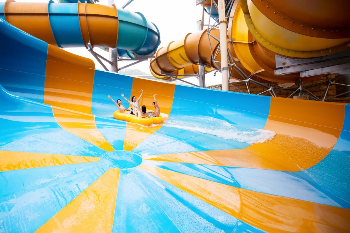 오션월드 익스트림존의 더블스핀 사진제공|소노인터내셔널