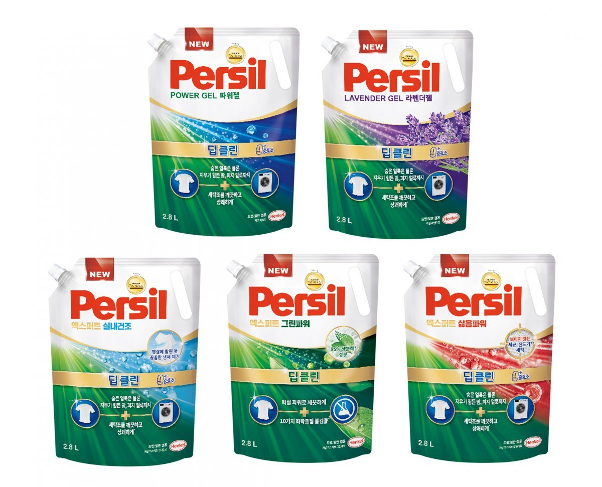 퍼실 2.8L 파우치형 제품 5종 이미지