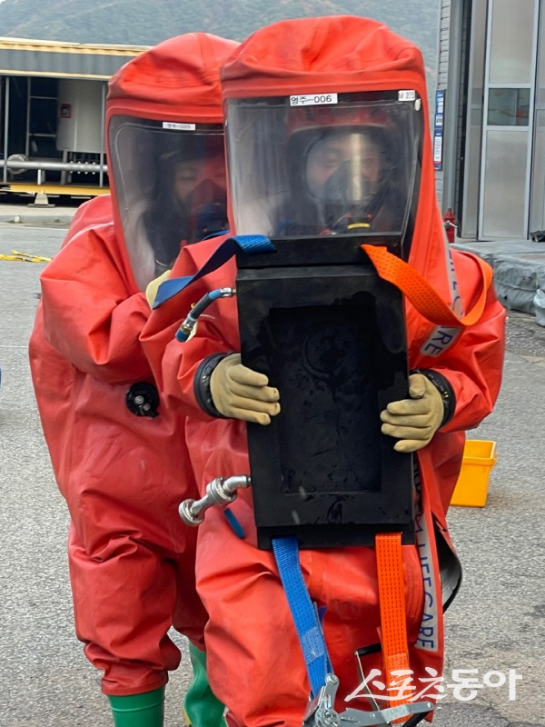 전국 최초 인명구조사 1급 자격을 취득한 영주소방서 금설 소방관. 사진제공 ㅣ 경북소방본부