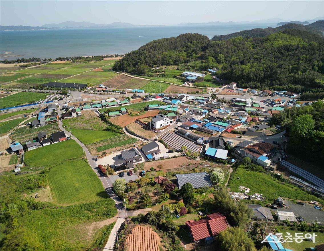 장흥군 율산마을 전경. 사진제공=장흥군