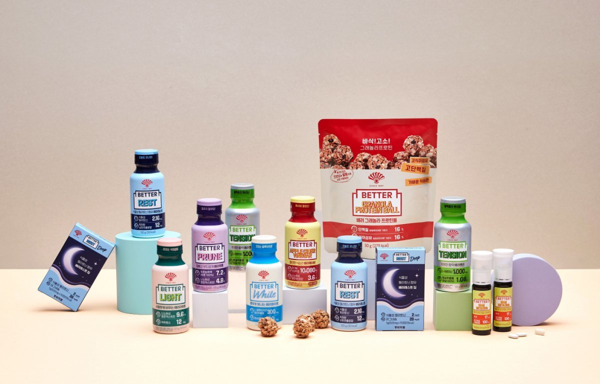 동화약품 퍼스널 건강케어 브랜드 ‘배러’의 신제품 9종                사진제공 ｜동화약품