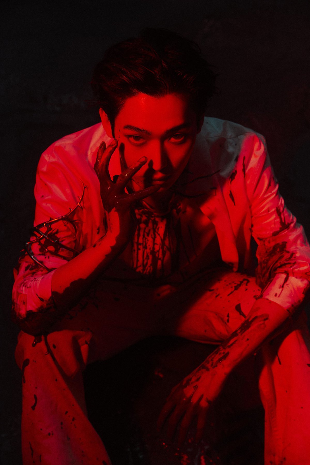 엔하이픈의 새 앨범 ‘DESIRE UNLEASH’ 마인드 버전 콘셉트 사진 속 선우. 사진제공 | 빌리프랩