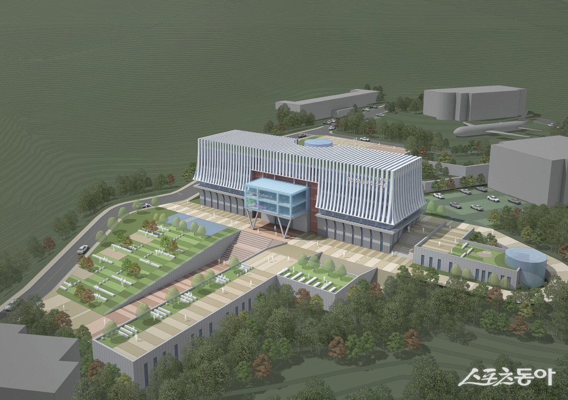 강진군 성화관 공모 당선작 조감도. 사진제공=강진군