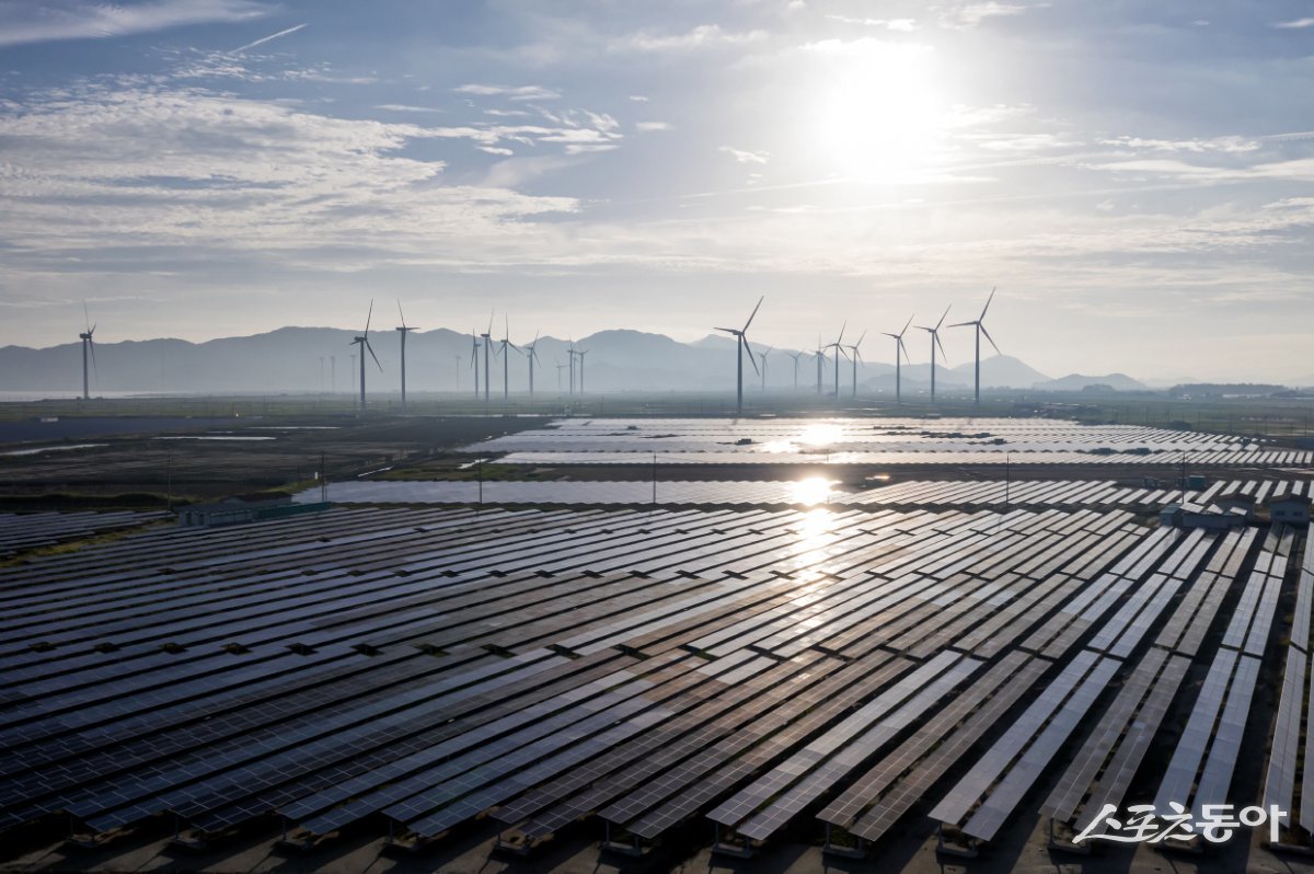 영광군 풍력발전 단지. 사진제공=영광군