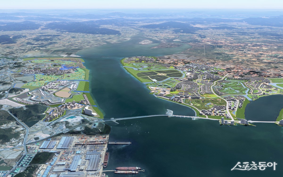 해남군 솔라시도 기업도시 전경. 사진제공=해남군