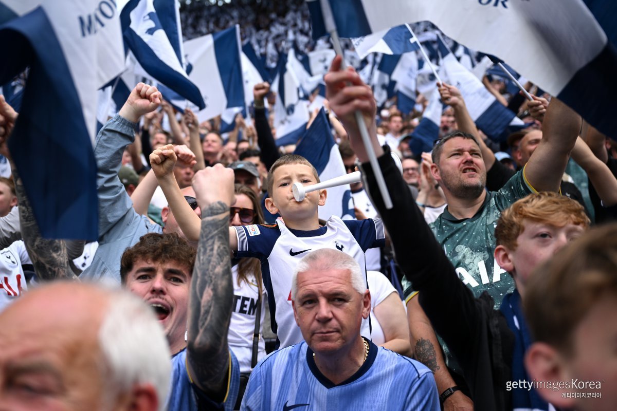 토트넘 홋스퍼 스타디움의 관중. 사진=게티이미지코리아