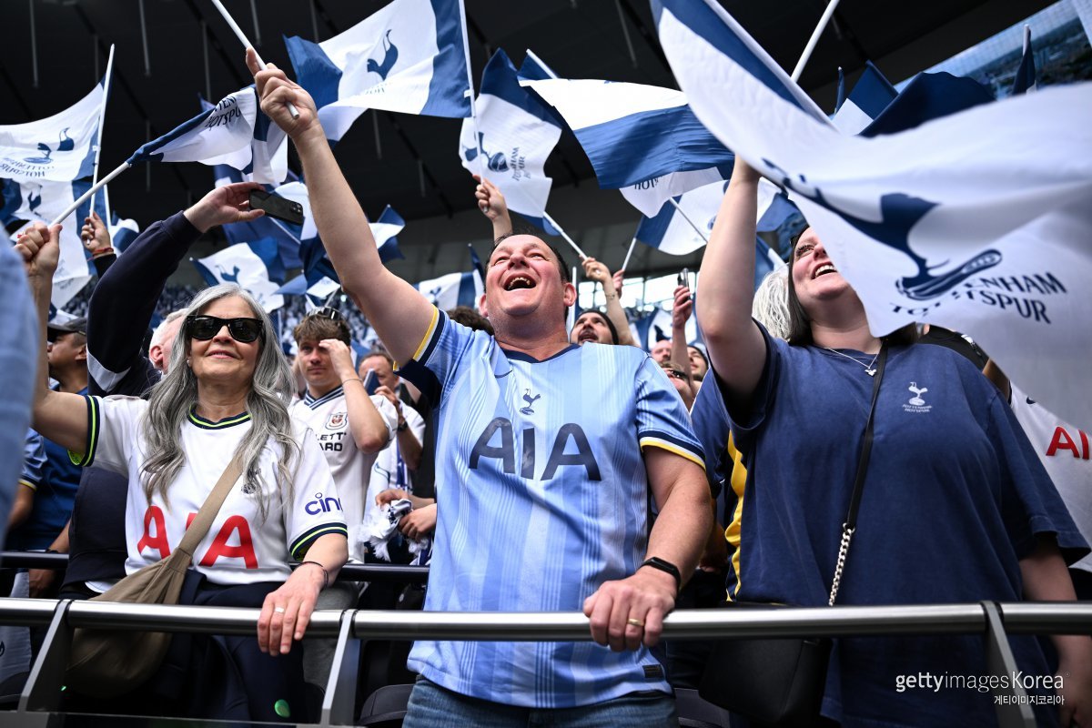 토트넘 홋스퍼 스타디움의 관중. 사진=게티이미지코리아