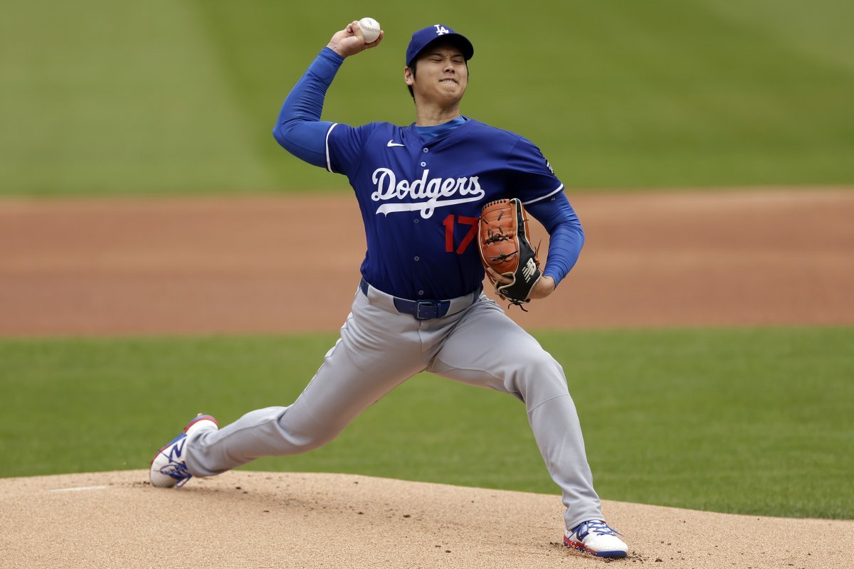 LA 다저스 오타니 쇼헤이가 26일(한국시간) 시티필드에서 열린 뉴욕 메츠와 원정경기에 앞서 라이브피칭을 소화했다. 토미존서저리 이후 첫 투구라 관심이 쏠렸다. 뉴욕｜AP뉴시스