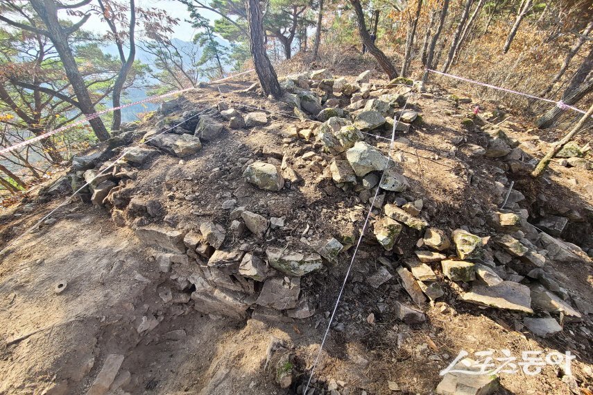 무주군 당산리 봉화유적 3호 봉화 봉화대. 사진제공=무주군