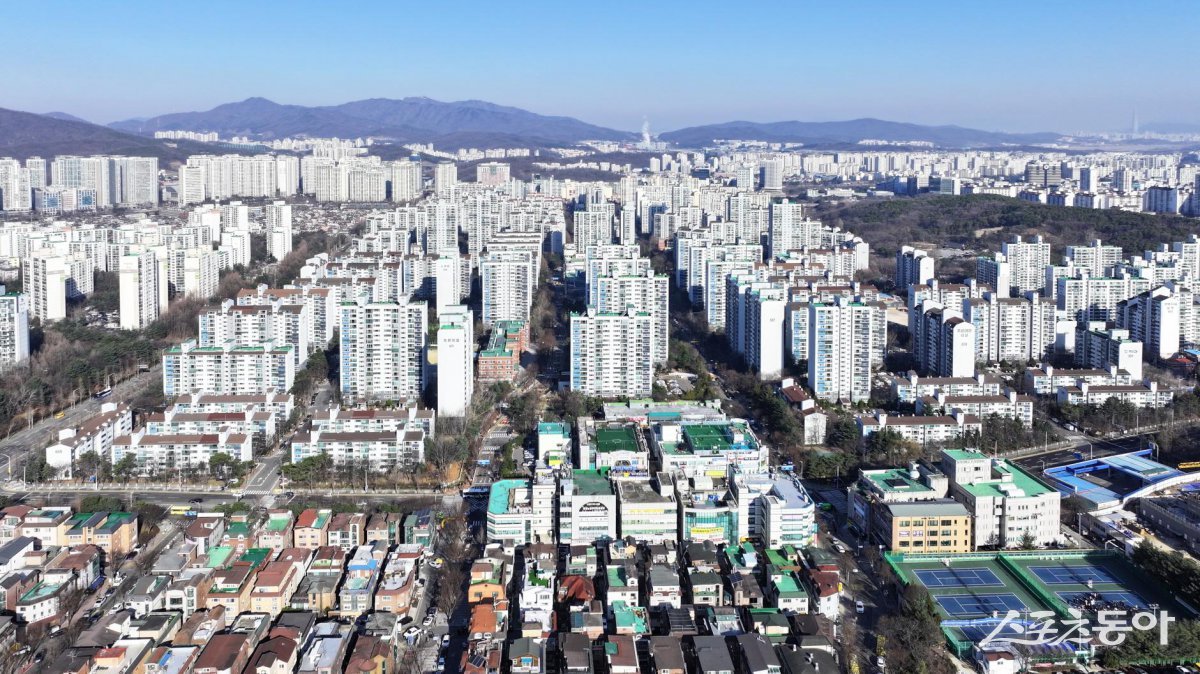 분당신도시 전경 모습. 사진제공ㅣ성남시