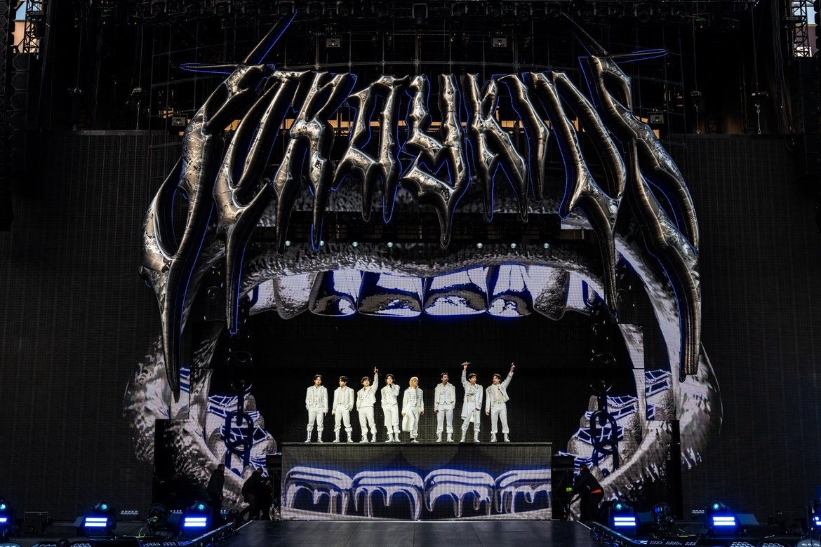 스트레이 키즈가 북미 스타디움 투어로 현지 방송과 언론의 집중 조명을 받으며, ‘글로벌 탑 아티스트’로서의 위상을 다시 한번 입증했다. 사진제공 | JYP 엔터테인먼트