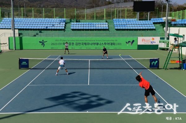 2023 ITF김천 국제주니어테니스투어대회 당시 모습. 사진제공|김천시