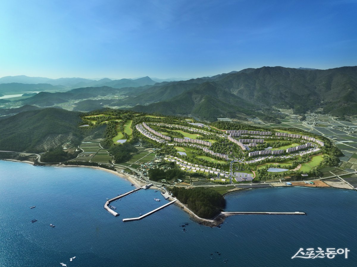 보성 라온프라이빗 주거복합타운 조감도. 사진제공=보성군