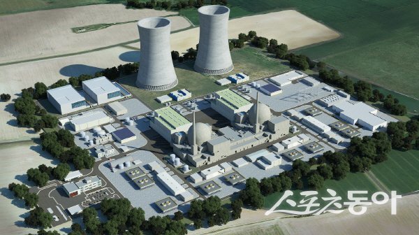 체코 신규 원전 조감도. 사진제공 ㅣ 한국수력원자력