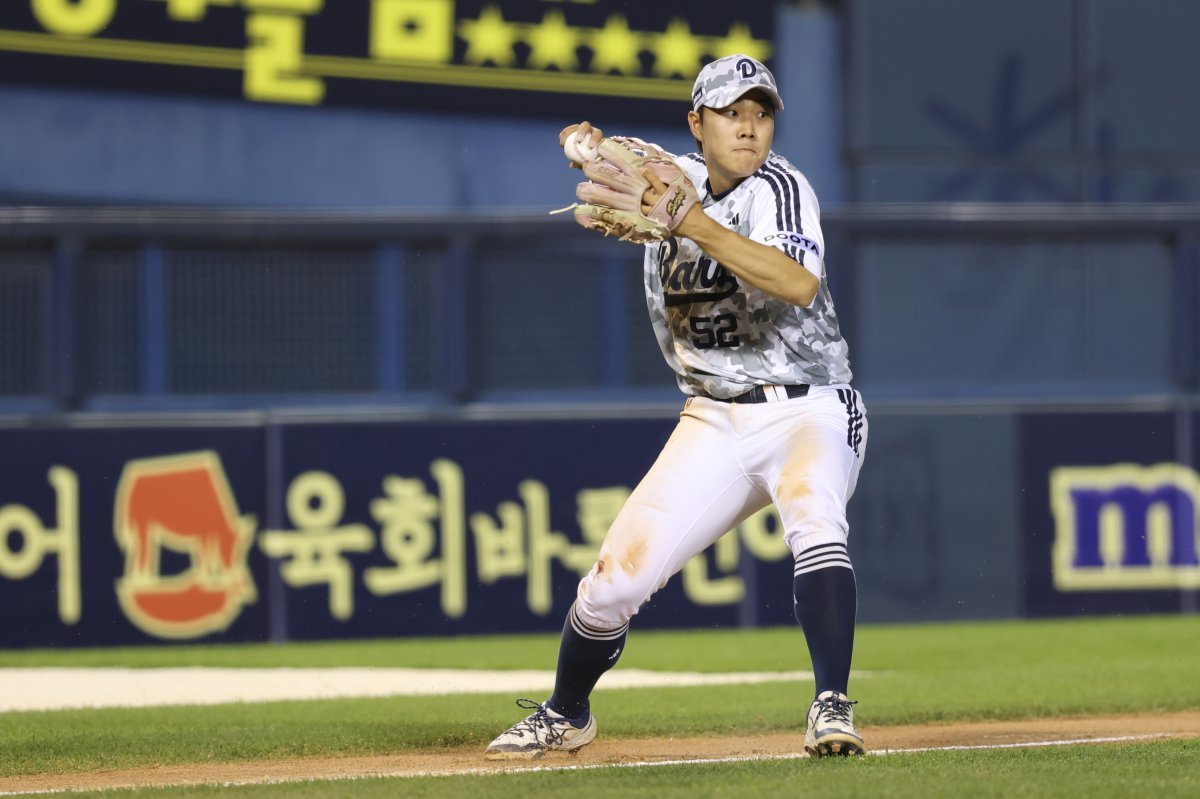 두산 내야수 박준순. 사진제공|두산 베어스