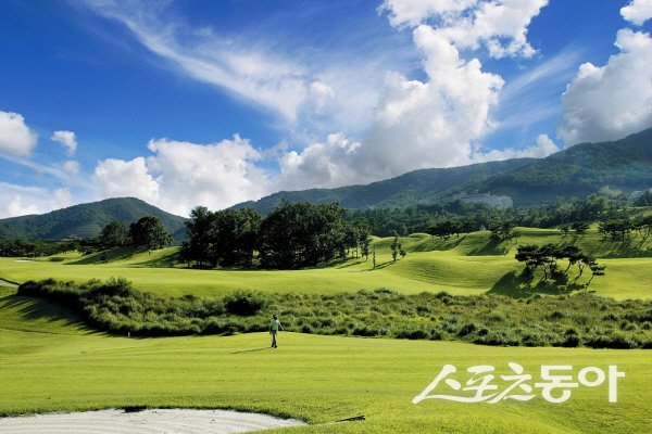 경주 마우나오션 골프장 전경. 사진제공ㅣ마우나오션CC