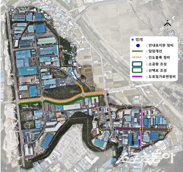 경주시 외동일반산업단지가 환경조성사업 패키지 공모에 선정돼 본격 사업에 들어간다. 사진제공 ㅣ 경주시