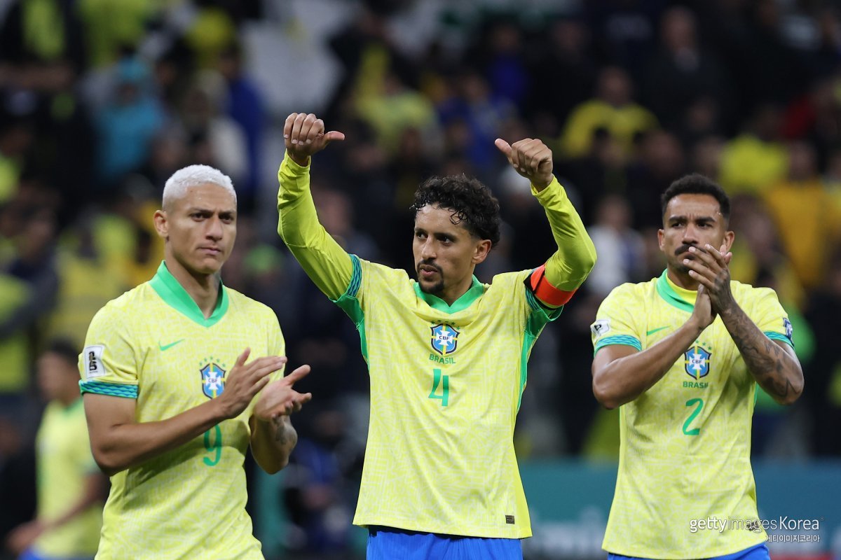 브라질 축구대표팀. 사진=게티이미지코리아