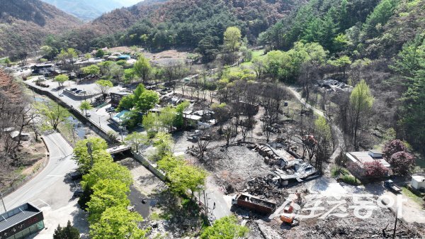 국토교통부로부터 특별재생지역으로 지정받은 청송군 부곡리 달기약수터 전경. 사진제공 ㅣ 청송군