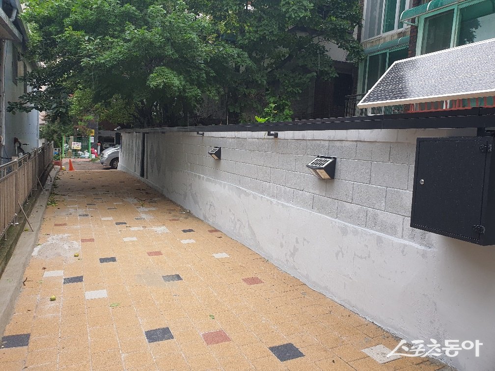 인천 남동구, 안전사각지대 해소를 위한 통학로 주변 안심귀갓길을 조성했다. 사진제공｜인천 남동구청