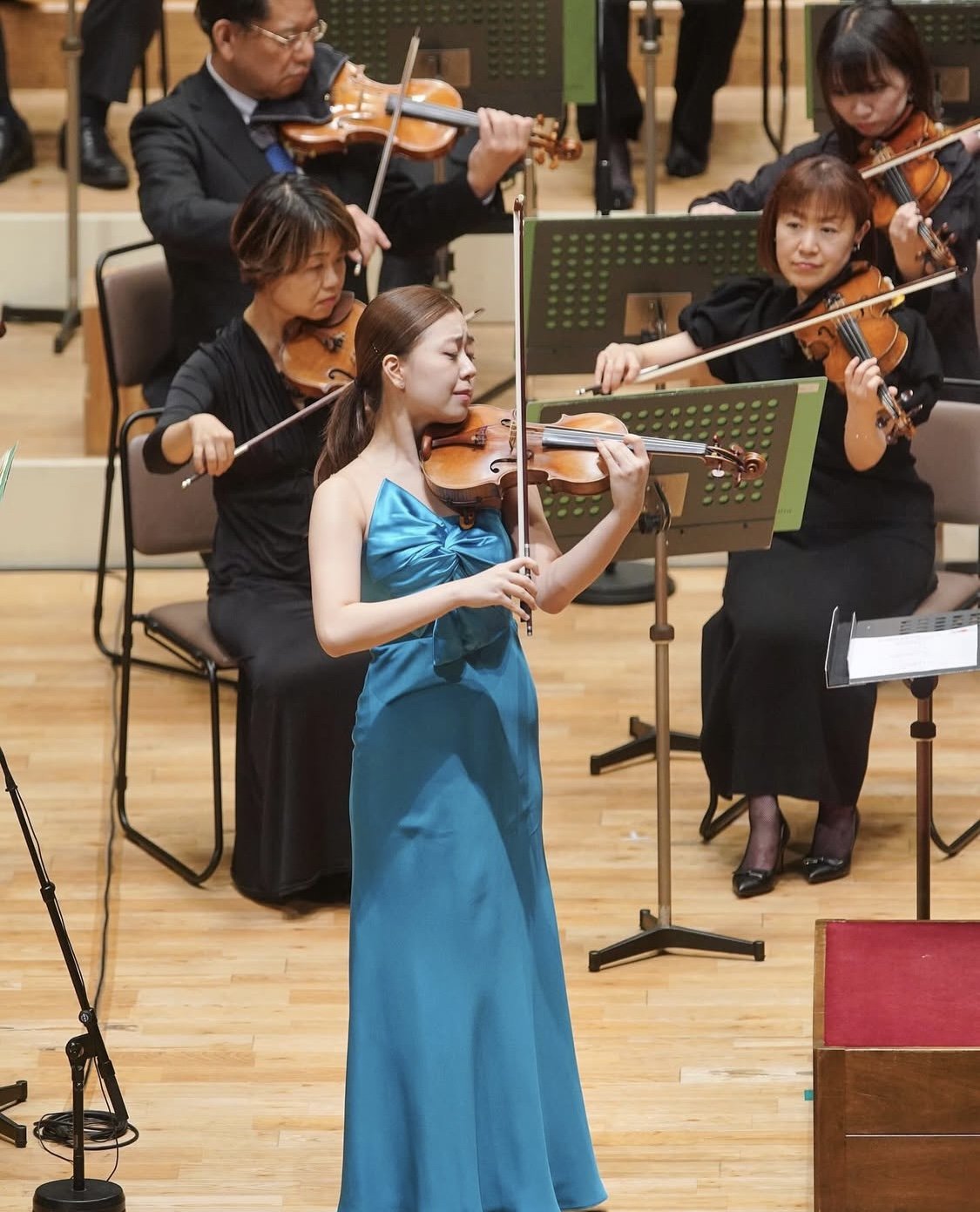 본선무대에서 연주하고 있는 문보하. 사진제공 | CNCITY마음에너지재단