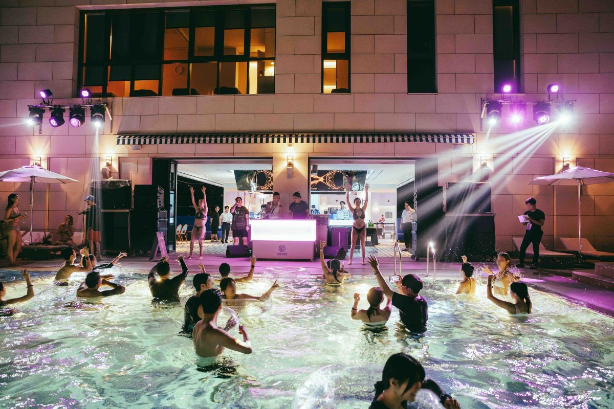 파라다이스시티 ‘2024 풀파티’ 전경 사진제공|파라다이스시티