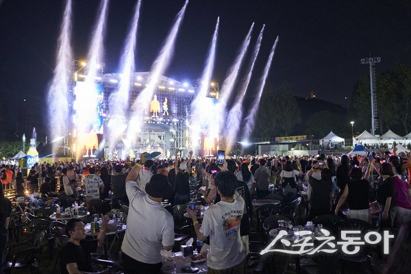 지난해 대구치맥페스티벌이 화려하게 펼쳐지고 있다. 사진제공 ㅣ 대구시
