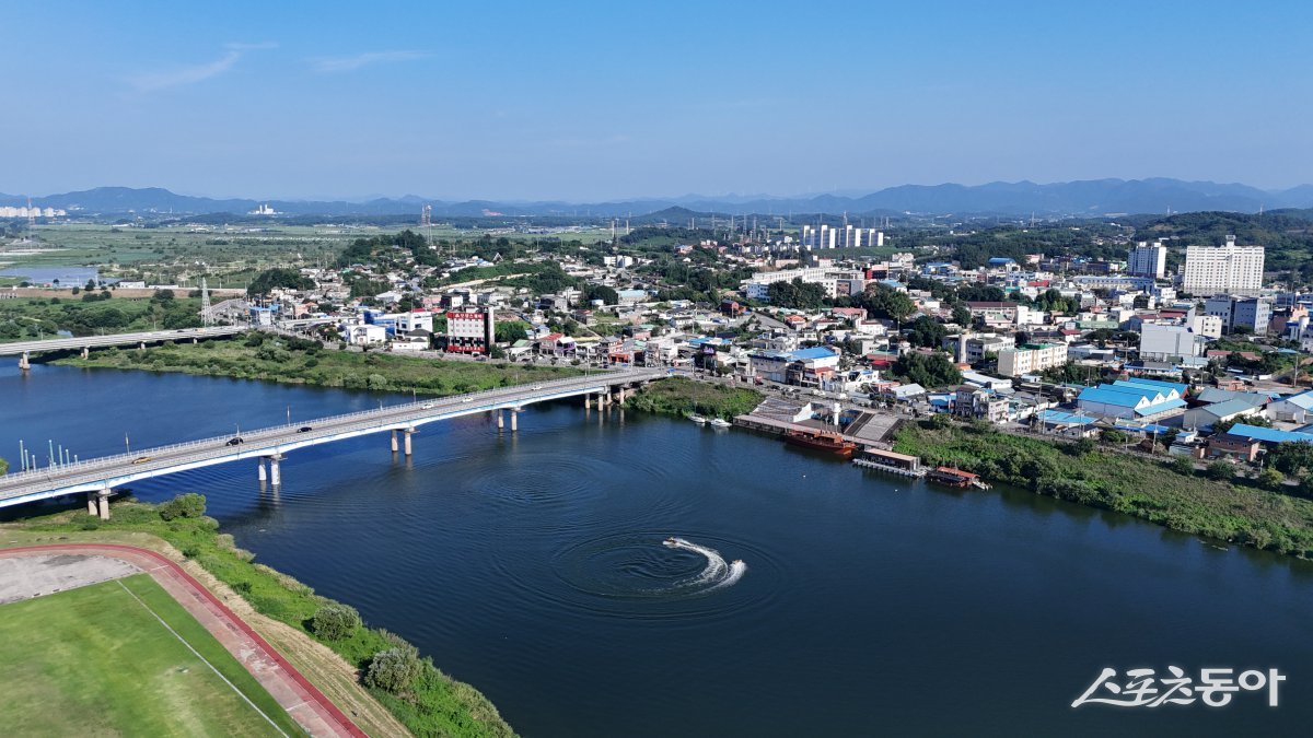 영산강변 전경. 사진제공=나주시
