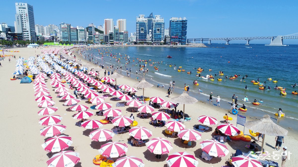 광안리해수욕장. (사진제공=부산 수영구)
