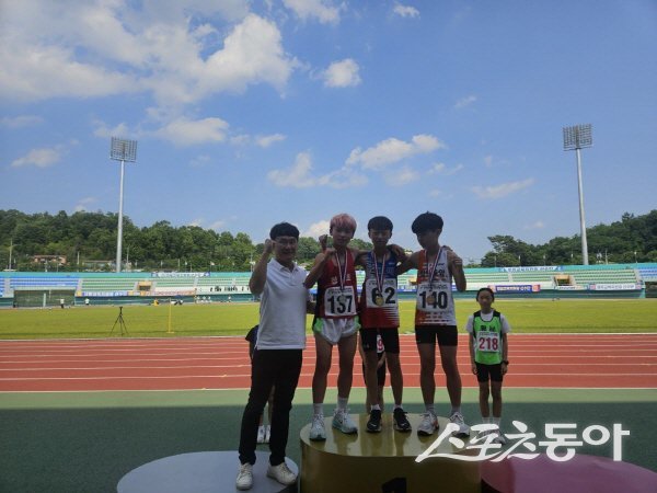 2025 경상북도교육감배 초중 학년별 육상경기대회에서 우수한 성적을 올린 청도 선수. 사진제공 ㅣ 청도교육청
