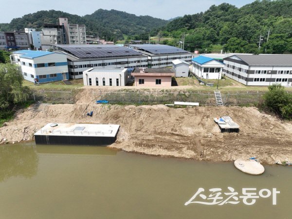 예천군이 예천정수장에 일일 1만 5천톤 규모의 추가 취수시설을 준공했다. 사진제공 ㅣ 예천군